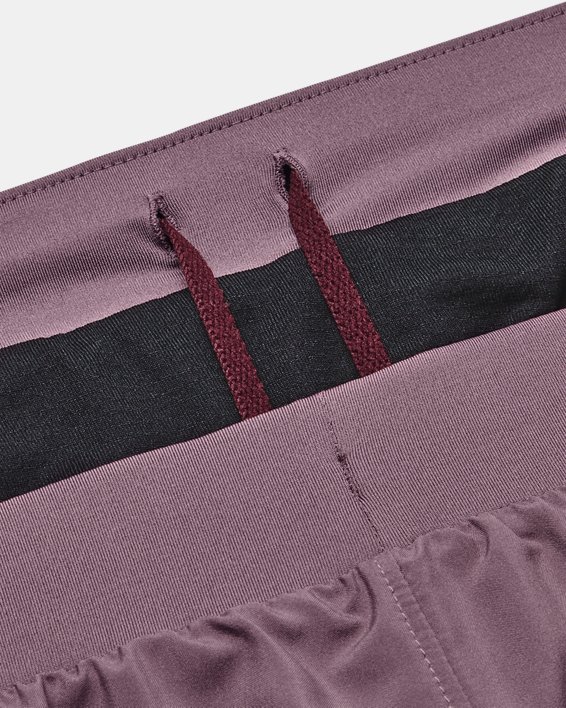 女士UA Fly Fast 2.0短褲 in Purple image number 5